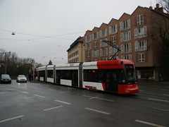 Ein GTV6 der Nrnberger Straenbahn