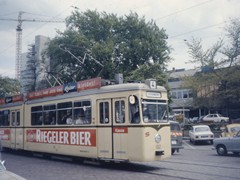 Wagen 102 der Freiburger Straenbahn