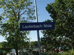 Das andere, uerste Ende der Rgschen BderBahn ist recht unspektakulr es endet in Lauterbach Mole....